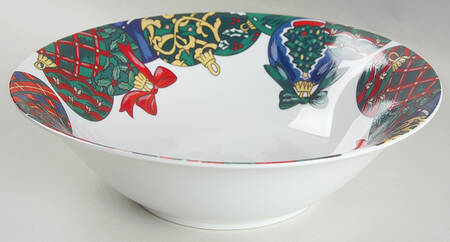 Holiday Elegance 9" Round Vegetable Bowl