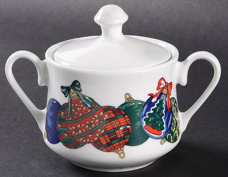 Holiday Elegance Sugar Bowl & Lid