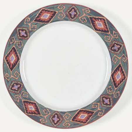 Kashmir Green Dinner Plate