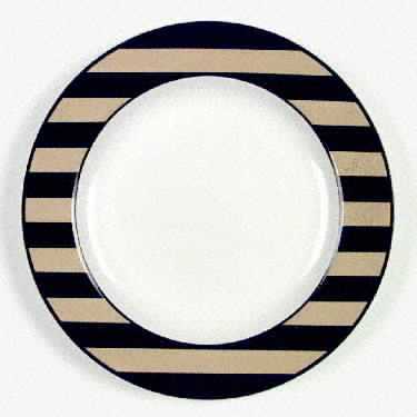 Midnight Damask Salad Plate