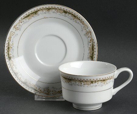Queen Anne Footed Cup & Saucer Set