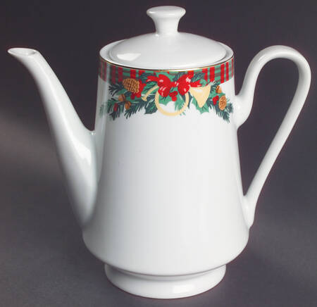 Tartan Christmas Coffee Pot & Lid