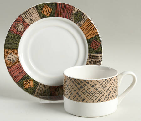 Tahiti Flat Cup & Saucer Set