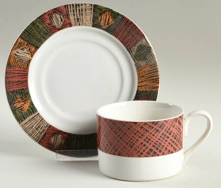 Tahiti Flat Cup & Saucer Set