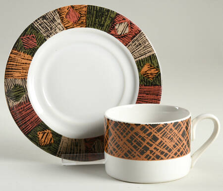 Tahiti Flat Cup & Saucer Set