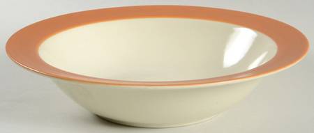Taos Orange 9" Round Vegetable Bowl