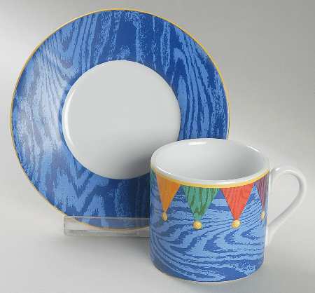 Troubadour Flat Cup & Saucer Set