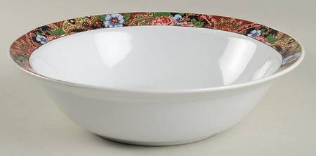 Victorian Garden 9" Round Vegetable Bowl