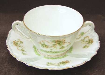 OHM176 Flat Bouillon Cup & Saucer