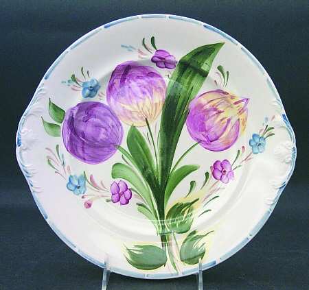 Belle Fiore Handled Cake Plate