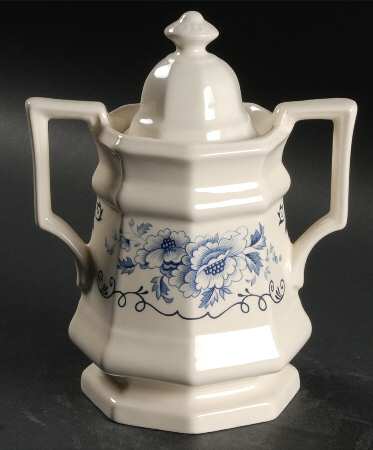 Clinton Inn Sugar Bowl & Lid