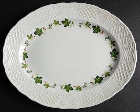Concord 9" Oval Divided Vegetable Bowl