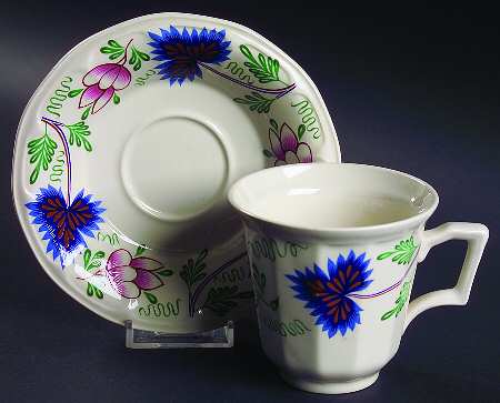 Greenfield Village Footed Cup & Saucer Set