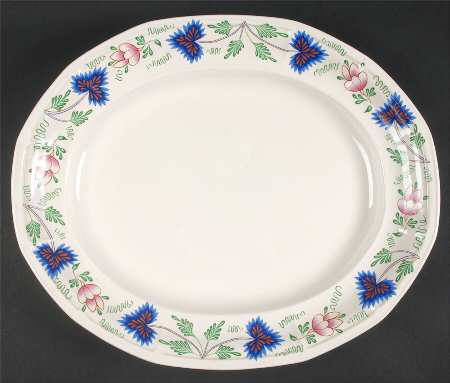Greenfield Village 15" Oval Serving Platter