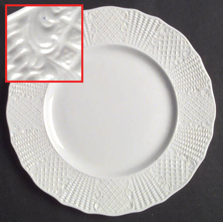 Marlborough (Embossed Wicker Lattice Rim) by Simpsons