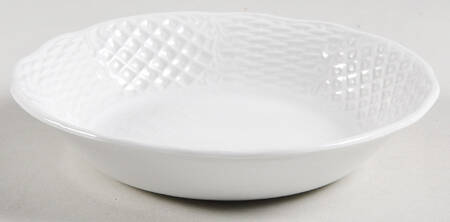 Marlborough (Embossed Wicker Lattice Rim) Fruit/Dessert (Sauce) Bowl
