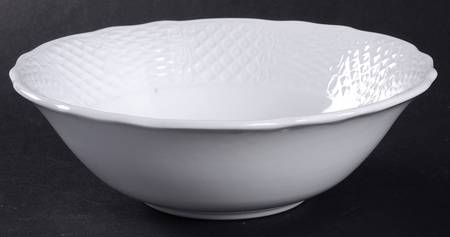 Marlborough (Embossed Wicker Lattice Rim) Coupe Cereal Bowl