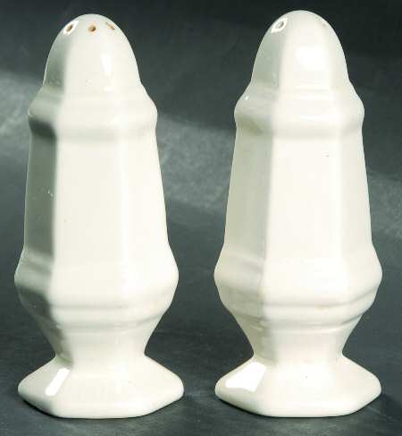 Museum White Salt & Pepper Set