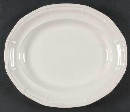 Museum White 13" Oval Serving Platter