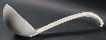 Museum White Tureen Ladle