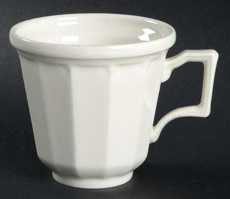 Museum White Flat Cup