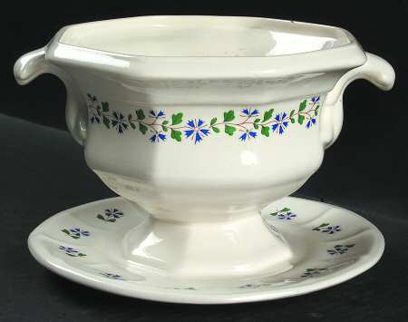 Periwinkle Open Sauce Boat