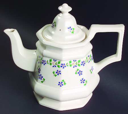 Periwinkle Teapot & Lid