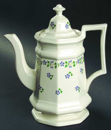 Periwinkle Coffee Pot & Lid