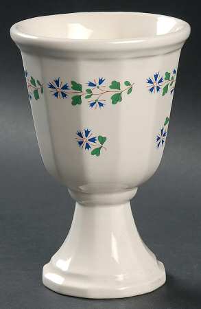 Periwinkle China Goblet