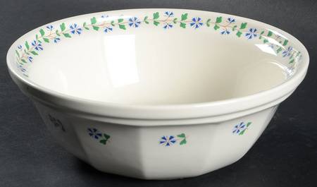 Periwinkle 8" Round Vegetable Bowl
