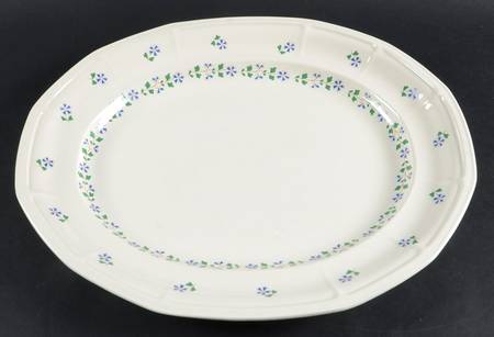 Periwinkle 15" Oval Serving Platter