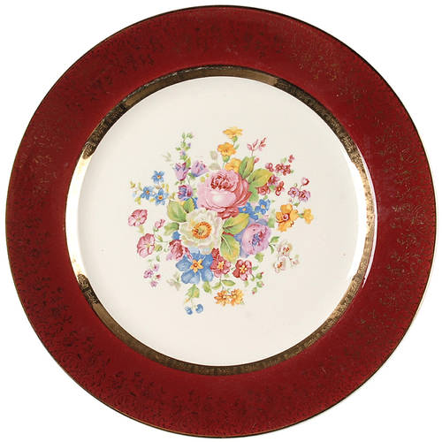 Aristocrat Maroon (Floral Center) by Salem