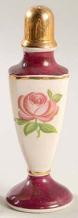 Aristocrat Maroon (Floral Center) Salt Shaker