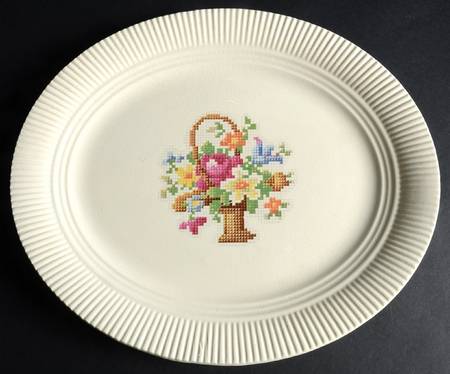 Basket Pp (No Gold) 13" Oval Serving Platter