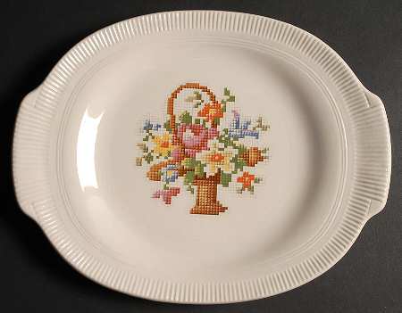 Basket Pp (No Gold) 11" Oval Serving Platter