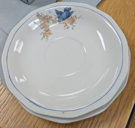 Blue Bird Saucer