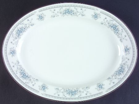Bridal Bouquet 14" Oval Serving Platter