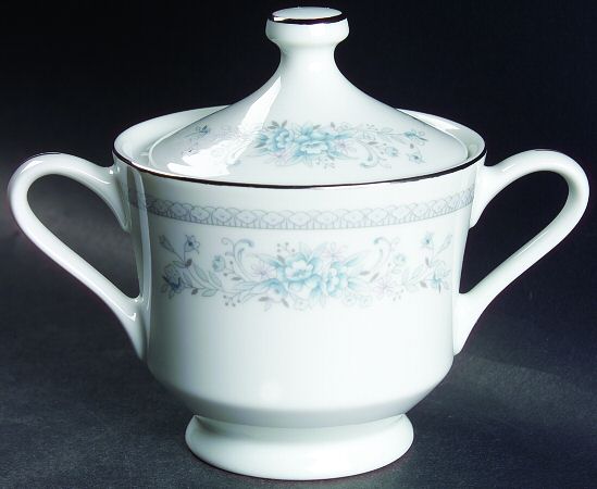 Bridal Bouquet Sugar Bowl & Lid