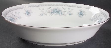 Bridal Bouquet 10" Oval Vegetable Bowl