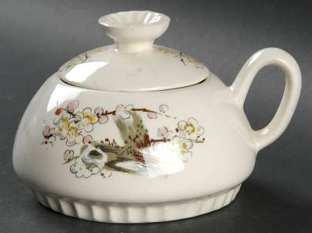 Cherry Blossom Sugar Bowl & Lid