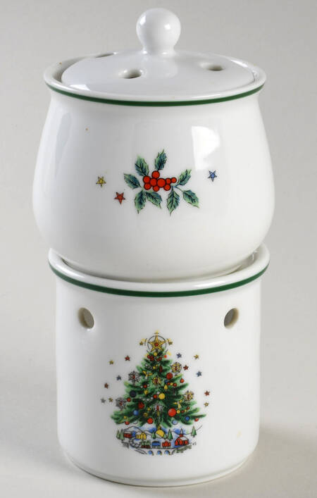 Christmas Eve (Porcelain) Potpourri & Lid with Stand