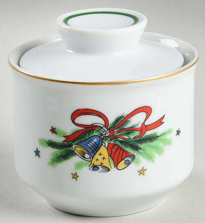 Christmas Eve (Porcelain) Sugar Bowl & Lid