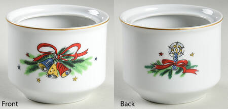 Christmas Eve (Porcelain) Sugar Bowl No Lid