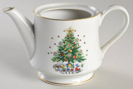 Christmas Eve (Porcelain) Mini Teapot No Lid