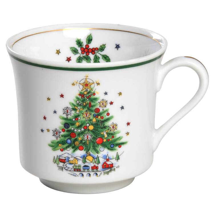 Christmas Eve (Porcelain) Flat Cup