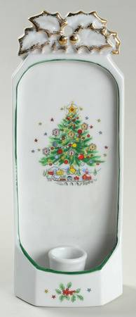 Christmas Eve (Porcelain) Single Light Wall Sconce