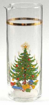 Christmas Eve (Porcelain) Glassware Martini Pitcher