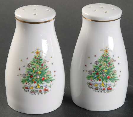 Christmas Eve (Porcelain) Salt & Pepper Set