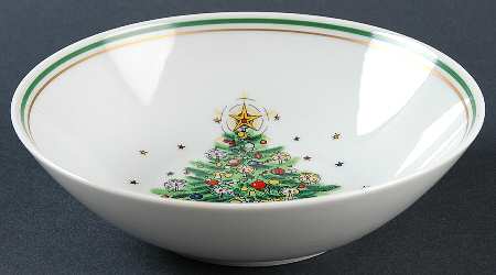 Christmas Eve (Porcelain) Coupe Cereal Bowl