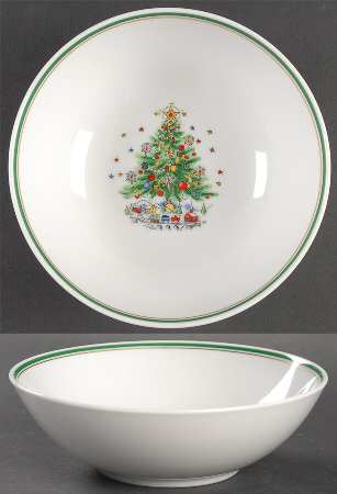 Christmas Eve (Porcelain) Coupe Cereal Bowl